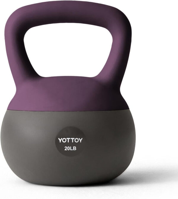 6893528a45d2cb34211d42e87be195d767ad376afa1a59cdb0070.jpg YOTTOY Soft Kettlebell, Set for Strength Training Kettlebells & Home Workouts, Soft-Sided Cushioned Base, Wide-Handle - Ideal for Men, Women, & Beginners