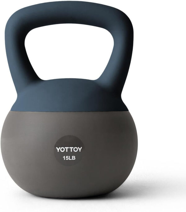 6893528d2ddd1e2e493249c052286167131f9404a622f5d9d41b4.jpg YOTTOY Soft Kettlebell, Set for Strength Training Kettlebells & Home Workouts, Soft-Sided Cushioned Base, Wide-Handle - Ideal for Men, Women, & Beginners