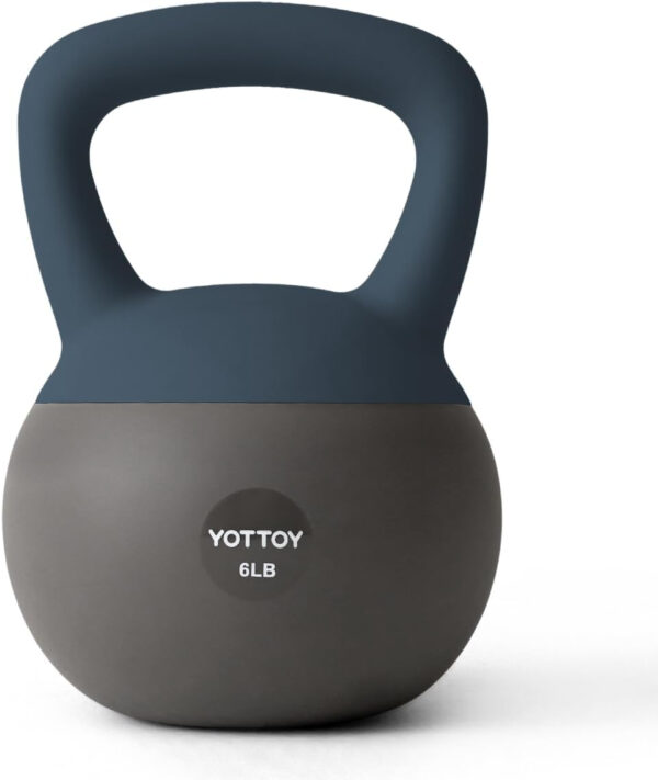 6893528f0c6552891ae8d05684a491cf094f3a600984ebeceb6a8.jpg YOTTOY Soft Kettlebell, Set for Strength Training Kettlebells & Home Workouts, Soft-Sided Cushioned Base, Wide-Handle - Ideal for Men, Women, & Beginners
