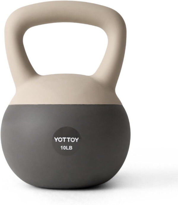 68935290af1fbabaf8866fca98295bf516cc5813404c2a6669f08.jpg YOTTOY Soft Kettlebell, Set for Strength Training Kettlebells & Home Workouts, Soft-Sided Cushioned Base, Wide-Handle - Ideal for Men, Women, & Beginners