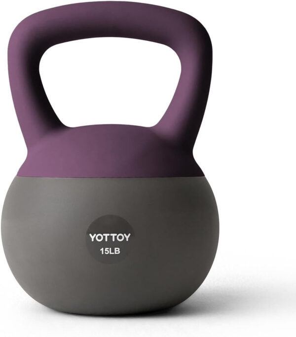 6893529357dcf71a504ae5a6c5f327557c174f63c6f6b4eee6f43.jpg YOTTOY Soft Kettlebell, Set for Strength Training Kettlebells & Home Workouts, Soft-Sided Cushioned Base, Wide-Handle - Ideal for Men, Women, & Beginners