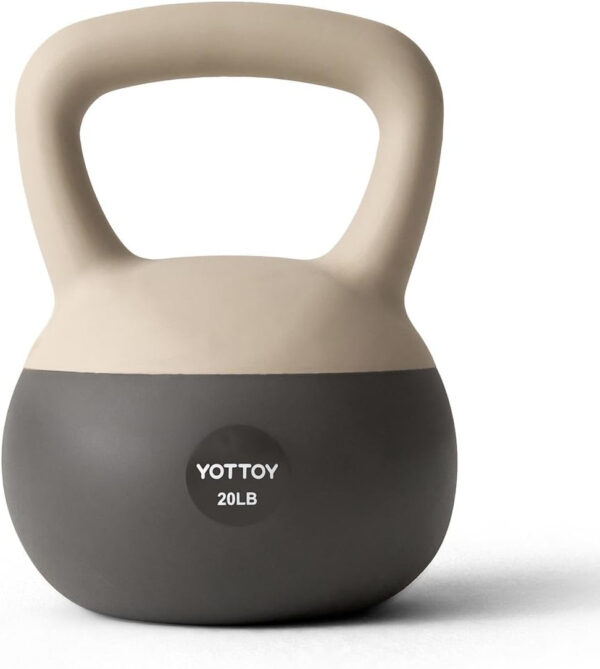 689352944315f93c4f45c117f2f27c842bf56beccea2aa49eb159.jpg YOTTOY Soft Kettlebell, Set for Strength Training Kettlebells & Home Workouts, Soft-Sided Cushioned Base, Wide-Handle - Ideal for Men, Women, & Beginners
