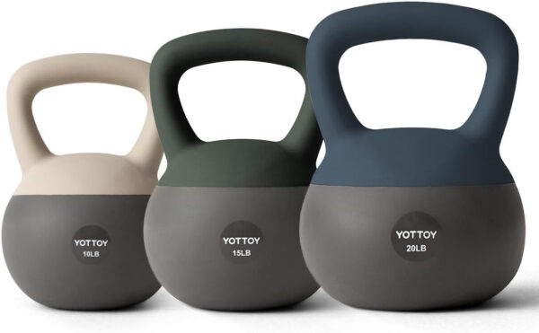 68935296acea090f89a631eac45c4f6c93ad92c2c454f280e9b46.jpg YOTTOY Soft Kettlebell, Set for Strength Training Kettlebells & Home Workouts, Soft-Sided Cushioned Base, Wide-Handle - Ideal for Men, Women, & Beginners