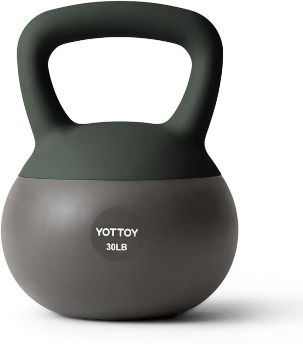 689352994ec9236746309dd80cc7c7cedfaf0c5ab781b00472551.jpg YOTTOY Soft Kettlebell, Set for Strength Training Kettlebells & Home Workouts, Soft-Sided Cushioned Base, Wide-Handle - Ideal for Men, Women, & Beginners