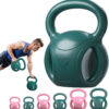 RUNWE 3 Handle Kettlebells Weight - Weight for Women Options 5, 10, 15 and 20 LB for Russian Twists AB Exercise, Weightlifting and Core Fitness Exercise Home Gym [Single in Sold]