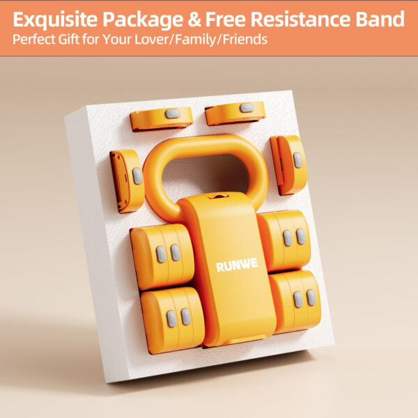 Lightweight Adjustable Dumbbell Kettlebell Set - 4 in 1 Free Weight Set with Kettlebell Grip Converter, Each 2.2 3.3 4.4 5.5lb Quick Change Weight Women Dumbbell Set for Small Spaces Home Gym