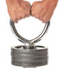 NewMe Fitness Adjustable Kettlebell Handle for Strength Training Kettlebells for Weight Plates - Home or Gym Workout- Ergonomic Design for a Comfortable, Non-Slip Grip