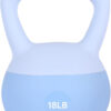 Leikefitness Soft Kettlebells,Steel Shot Filled Weights for Women and Men,Color Coded Anti Slip Soft Kettlebells,Home workout