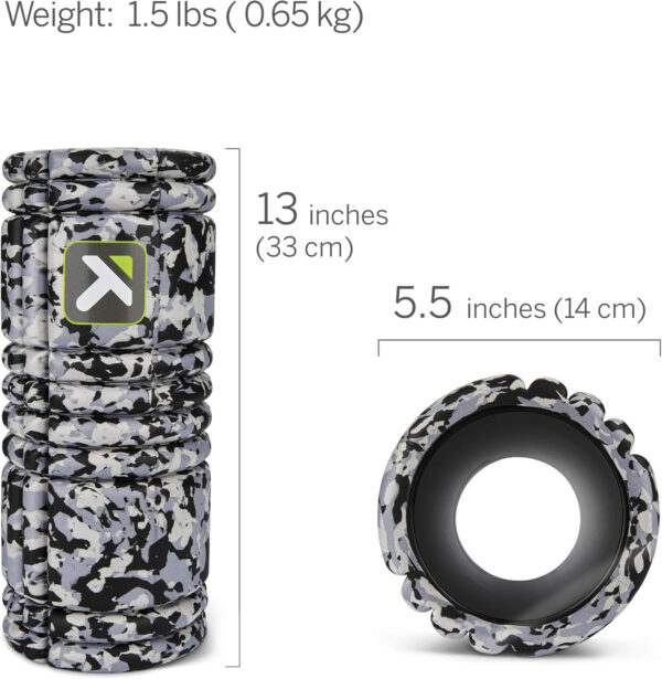 6893565c9189ec97420e1897155a03df9dc8097705c70ddab177e.jpg TriggerPoint Grid 1.0 Foam Roller - 13" Multi-Density Massage Roller for Deep Tissue & Muscle Recovery - Relieves Tight, Sore Muscles & Kinks, Improves Mobility & Circulation - Targets Key Body Parts