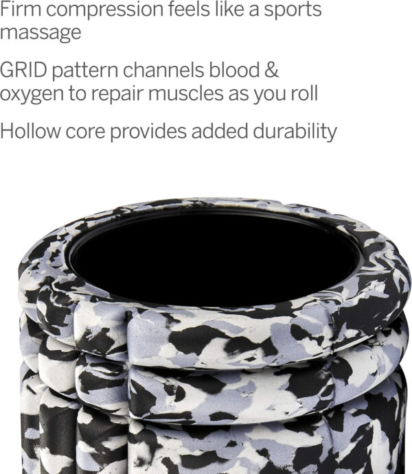 6893565f97d363c036f0780af597a71191a3fddd4d1c6afe6ce89.jpg TriggerPoint Grid 1.0 Foam Roller - 13" Multi-Density Massage Roller for Deep Tissue & Muscle Recovery - Relieves Tight, Sore Muscles & Kinks, Improves Mobility & Circulation - Targets Key Body Parts