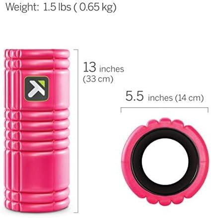 68935664d44704600ba2aee6d03e18964b184c4570f450e0bc20b.jpg TriggerPoint Grid 1.0 Foam Roller - 13" Multi-Density Massage Roller for Deep Tissue & Muscle Recovery - Relieves Tight, Sore Muscles & Kinks, Improves Mobility & Circulation - Targets Key Body Parts