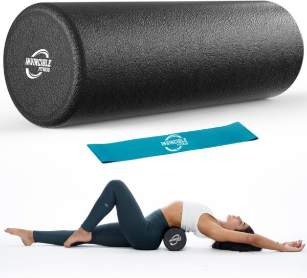 689356a7815596b54ba8f9865a2ed573da1615ead69ca353236a6.jpg Invincible Fitness EPP Foam Roller for Deep Tissue Massage – Enhance Recovery, Relieve Pain, and Boost Mobility for a Stronger, Healthier You (Black)