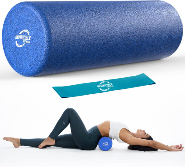 689356ae4ec9063ff37b489c11ab87afa59258743b2cebf005844.jpg Invincible Fitness EPP Foam Roller for Deep Tissue Massage – Enhance Recovery, Relieve Pain, and Boost Mobility for a Stronger, Healthier You (Black)