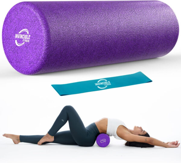 689356b6037080f49c9d61936808c350a2fc2bbc15bd92ab83bff.jpg Invincible Fitness EPP Foam Roller for Deep Tissue Massage – Enhance Recovery, Relieve Pain, and Boost Mobility for a Stronger, Healthier You (Black)