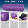 689356b7ccc6f53290cd7aa33cb7cdb27ad619564213f8d2961c4.jpg Invincible Fitness EPP Foam Roller for Deep Tissue Massage – Enhance Recovery, Relieve Pain, and Boost Mobility for a Stronger, Healthier You (Black)