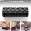 Deep Tissue Foam Roller - High-Density Muscle Massage Roller for Recovery, Pain Relief, Trigger Point, and Myofascial Release - Ideal for Athletes, Gym, and Physical Therapy - 13" x 5"