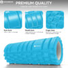 Deep Tissue Foam Roller - High-Density Muscle Massage Roller for Recovery, Pain Relief, Trigger Point, and Myofascial Release - Ideal for Athletes, Gym, and Physical Therapy - 13" x 5"