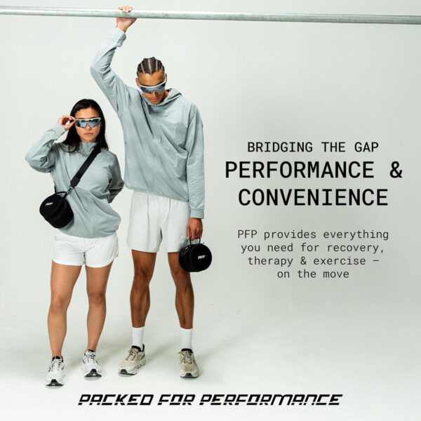 689357df37d0d891884354566c360c1d7d32394e35602601eb619.jpg Mobility Pack, 6-Piece Workout Set - at Home & On-The-Go Exercise Recovery Tools - Foam Roller, Extended Performance & Mini Resistance Band, Massage Tool & Carry Case with Clip