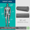 6893584f1b552a91f1d50262a36bcfc047f39cf3e50c6d349febd.jpg Gaiam Restore Compact Textured Foam Roller for Muscle Repair and Exercise – 12”L X 4" Diameter Massager Roller – Ideal for Improved Circulation and Easing Muscle Tension