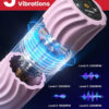 689358703cc54daf038f9dc92efc4a154ff75aa177881a5e56df3.jpg FITINDEX Vibrating Foam Roller for Back Pain, 5-Speed Muscle Massage, FSA HSA Eligible, Exercise, Muscles Deep Tissue, Physical Therapy, Pilates, Yoga, Neck, Leg, Rechargeable, Travel Portable Gray