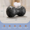 6893589a7701bfcd2975e8f4cfba81d9c510a0e9a7a8488a95596.jpg Lifepro 4-Speed Vibrating Massage Ball - Peanut Massager and Vibrating Foam Roller for Fitness, Mobility, and Relaxation - Compact and Portable Design