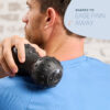 6893589b867abc0e0188ac3a670ef39399ce785a1fb73249fcdf6.jpg Lifepro 4-Speed Vibrating Massage Ball - Peanut Massager and Vibrating Foam Roller for Fitness, Mobility, and Relaxation - Compact and Portable Design