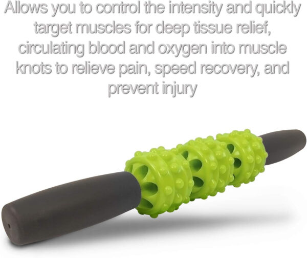 689358ebdb6bf94cd7dfe15d9dd5f3d075e70bb915183db6d9ff9.jpg 321 STRONG 5 in 1 Foam Roller Set with Hollow Core Deep Tissue Massager, Muscle Roller Stick, Stretching Strap, Spikey Plantar Fasciitis Ball, and Carry Bag, with 4K eBook