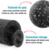 5-in-1 Foam Roller Set for Muscle Recovery – Includes Yoga Roller, Massage Ball, Peanut Ball, Cone, and Acupressure Disc – for Back, Legs, and Full Body Relief