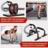 68935d3b0c1b92175b9a8172f9184a9c00b1f9677f3f0aa67d4ad.jpg Ab Rollers Wheel Kit, Exercise Wheel Core Strength Training Abdominal Roller Set with Push Up Bars, Resistance Bands, Knee Mat Home Gym Fitness Equipment for Abs Workout