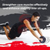 68935ed4632ee83f37427567f3e7324b04e6a933c6c3e62abbc79.jpg Core Fitness Wheel - Ab Roller Wheel for Core Workout, Abdominal Strength Training - Abs Workout Equipment with Easy-Glide Wheel & Padded Handles - Home Gym Exercise Wheels for Men Women