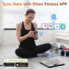 Smart Bathroom Scale for Body Weight, Digital Weighing Scale with BMI, Body Fat, Muscle Mass, Bluetooth Machine for People, Work with App, 14 Body Composition Analyzer