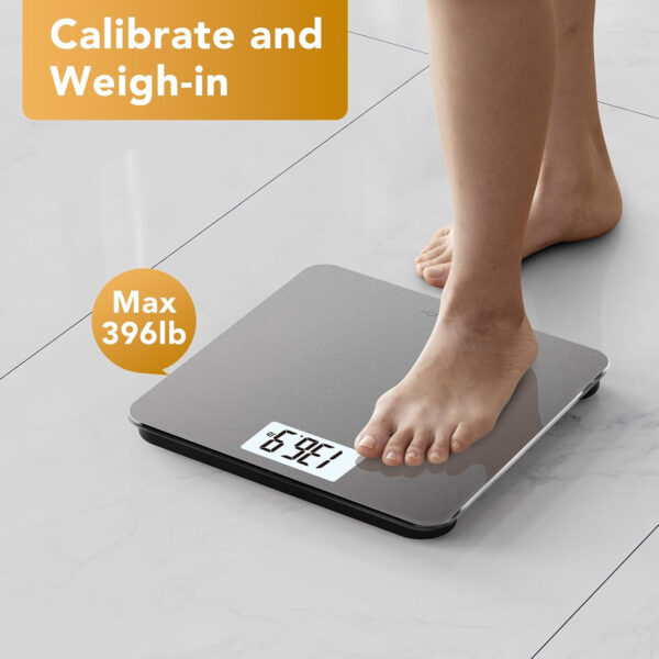 Smart Bathroom Scale for Body Weight, Digital Weighing Scale with BMI, Body Fat, Muscle Mass, Bluetooth Machine for People, Work with App, 14 Body Composition Analyzer