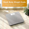 Smart Bathroom Scale for Body Weight, Digital Weighing Scale with BMI, Body Fat, Muscle Mass, Bluetooth Machine for People, Work with App, 14 Body Composition Analyzer