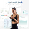 689361c76cb7947f2f5b3055b2dafae02473ab8f0096d00a631e0.jpg NUTRI FIT Smart Scale for Body Weight Body Composition Monitor, Bathroom Digital Weighing Scale with BMI, Body Fat, Muscle Mass, Accurate Bluetooth Home User Health Equipment Sync Apps