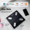 689361c888a1f370fdbf28bef76625aed97e222f0cc8bd9a6f372.jpg NUTRI FIT Smart Scale for Body Weight Body Composition Monitor, Bathroom Digital Weighing Scale with BMI, Body Fat, Muscle Mass, Accurate Bluetooth Home User Health Equipment Sync Apps