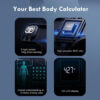 689361c990599c09c7f1765d7a874b4e0d8eeb6271cb56428bd3a.jpg NUTRI FIT Smart Scale for Body Weight Body Composition Monitor, Bathroom Digital Weighing Scale with BMI, Body Fat, Muscle Mass, Accurate Bluetooth Home User Health Equipment Sync Apps