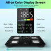 689362e0e669ea2c9a58204d19c0e5a08da5afdad48fb59a669f7.jpg Arboleaf Smart Scale with BMI, Body Fat, Muscle Mass, 14 Composition Metrics, Large LED Display, Digital Bathroom Scale for Weight, Accurate Weighing Machine, App Sync, 500lbs, 11.8"