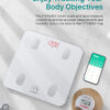 6893634cb3528398eef0741070047bfc7a30080a6187382cd9a2a.jpg FITINDEX Smart Scale for Body Weight, Scale with BMI, Body Fat, Muscle Mass, Digital, Bathroom, Weighing, Bluetooth, Body Composition Monitor Health Analyzer with App, FSA HSA Eligible, 400lb, Black