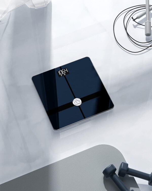 6893635c68212ea6b60dd57139ebc8dd96d622bfbd02b44aeba87.jpg FITINDEX Smart Scale for Body Weight, Scale with BMI, Body Fat, Muscle Mass, Digital, Bathroom, Weighing, Bluetooth, Body Composition Monitor Health Analyzer with App, FSA HSA Eligible, 400lb, Black