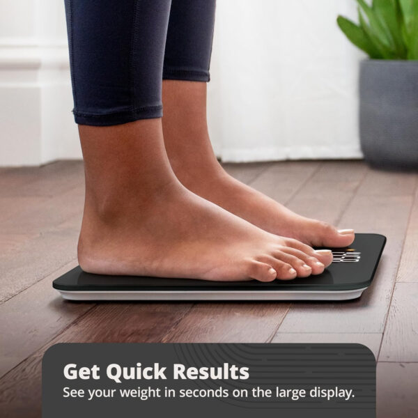 6893639c7965dc47694087ea3fae2279b306e144cd720226dd200.jpg Greater Goods Smart Weight Scale – Digital Bathroom Scale with BMI, Body Fat & Muscle Mass, Bluetooth and Wi-Fi Sync with Weight Gurus App, Large Display, 440lb Capacity