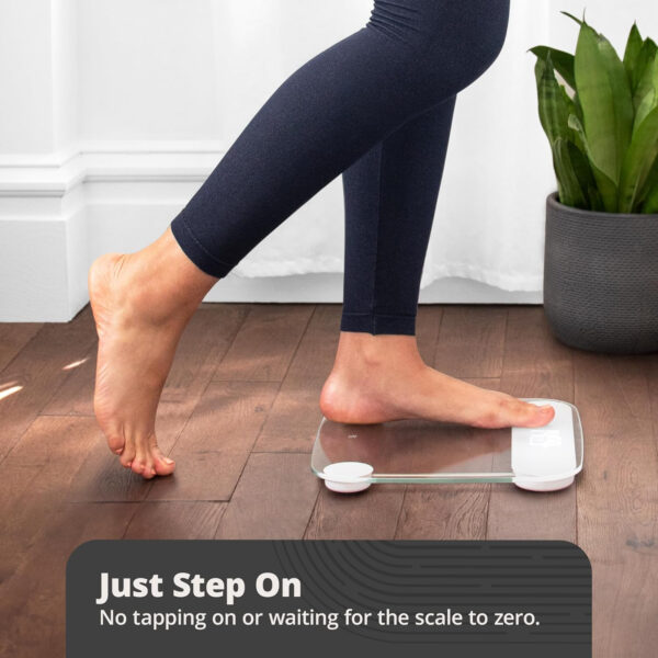 689363a3caa71c306135a3606e6482d0b99f151166aea7da0981d.jpg Greater Goods Smart Weight Scale – Digital Bathroom Scale with BMI, Body Fat & Muscle Mass, Bluetooth and Wi-Fi Sync with Weight Gurus App, Large Display, 440lb Capacity