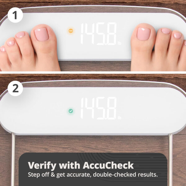 689363a6332b6b66af92ccad3f4a7c898f52926551c13009d0098.jpg Greater Goods Smart Weight Scale – Digital Bathroom Scale with BMI, Body Fat & Muscle Mass, Bluetooth and Wi-Fi Sync with Weight Gurus App, Large Display, 440lb Capacity
