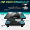 689363ca7a96a973d8406d88d24138f45a70d02841bf0d358c828.jpg Runstar Digital Bathroom Scale for Body Weight, Body Fat, BMI 28 Measurements, Innovative 8-Electrode Smart Scales FSA or HSA Eligible with Voice Prompt Function High Accurate Bluetooth Weight Machine