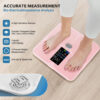 ABLEGRID Body Fat Scale,Digital Smart Bathroom Scale for Body Weight, Large Color Display Screen, 16 Body Composition Metrics BMI, Water Weigh, Heart Rate, Baby Mode, 400lb, Rechargeable