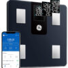 GE Smart Scale for Body Weight and Fat Percentage with All-in-one LCD Display, Digital Bathroom Weight Scales Bluetooth Body Composition Analyzer with App, Accurate Weighing, 400 lbs / 180 kg