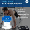 GE Smart Scale for Body Weight and Fat Percentage with All-in-one LCD Display, Digital Bathroom Weight Scales Bluetooth Body Composition Analyzer with App, Accurate Weighing, 400 lbs / 180 kg