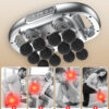 6-Head Massage Gun, Deep Tissue Back Massager with 32 Adjustable Intensities & 9 Modes, Electric Percussion Massager, Gun Tool for Back/Shoulders/Legs/Arms/Neck & Full Body Muscle Pain Relief
