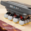 6-Head Massage Gun, Deep Tissue Back Massager with 32 Adjustable Intensities & 9 Modes, Electric Percussion Massager, Gun Tool for Back/Shoulders/Legs/Arms/Neck & Full Body Muscle Pain Relief