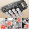 6-Head Massage Gun, Deep Tissue Back Massager with 32 Adjustable Intensities & 9 Modes, Electric Percussion Massager, Gun Tool for Back/Shoulders/Legs/Arms/Neck & Full Body Muscle Pain Relief