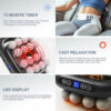 68936589b36b10ad5932d7d677f87d4099d28b18fec37953b6636.jpg 16-Drive 8-Head Massage Gun Set, Deep Tissue Massage Gun Portable with 3 Modes & 30 Intensities, Red Light Therapy, Quiet Percussion Massager for Legs, Waist, Buttocks Muscles Pain Relief